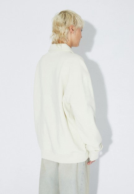 brady collar sweatshirt
