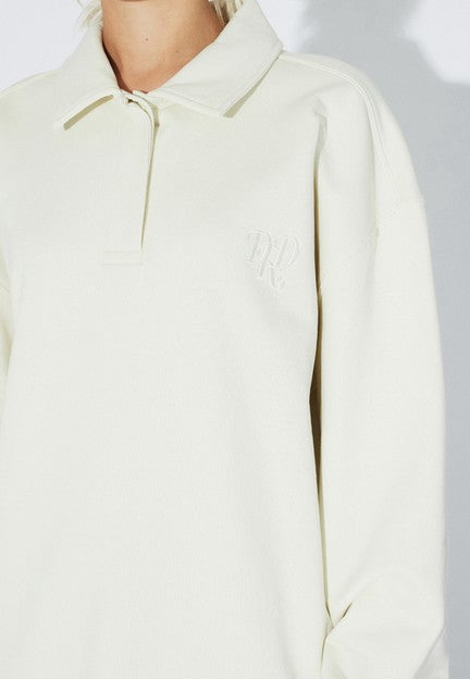 brady collar sweatshirt