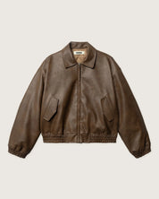 bue bomber jacket