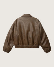 bue bomber jacket