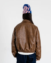 bue bomber jacket