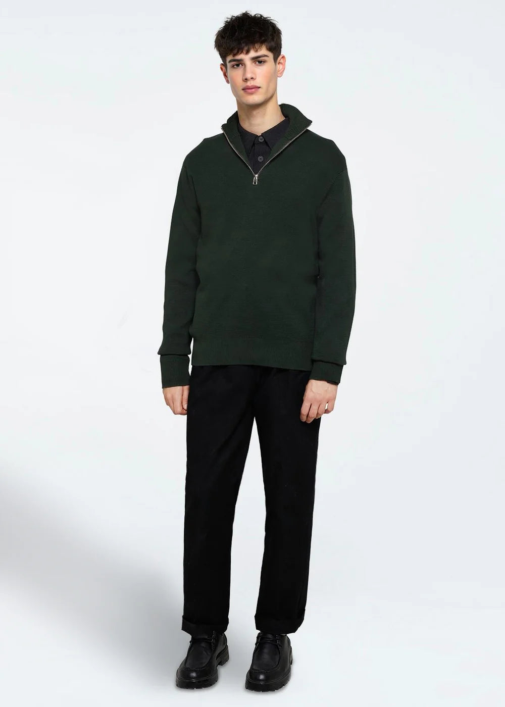 dilan half zip sweater