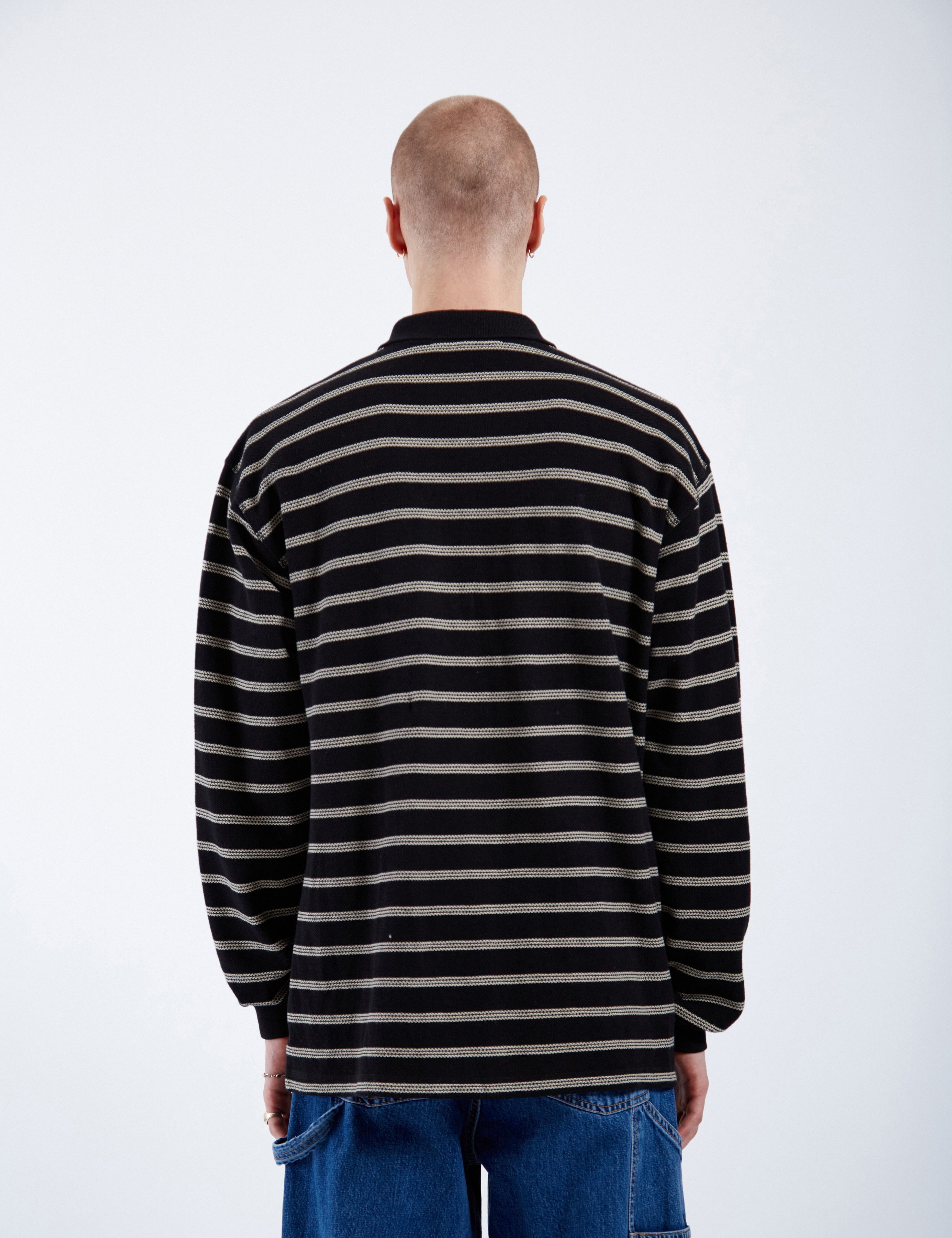 DrDenim_FW25_Product_Pictures_Reno_Polo_Black_Stripe_7439.jpg