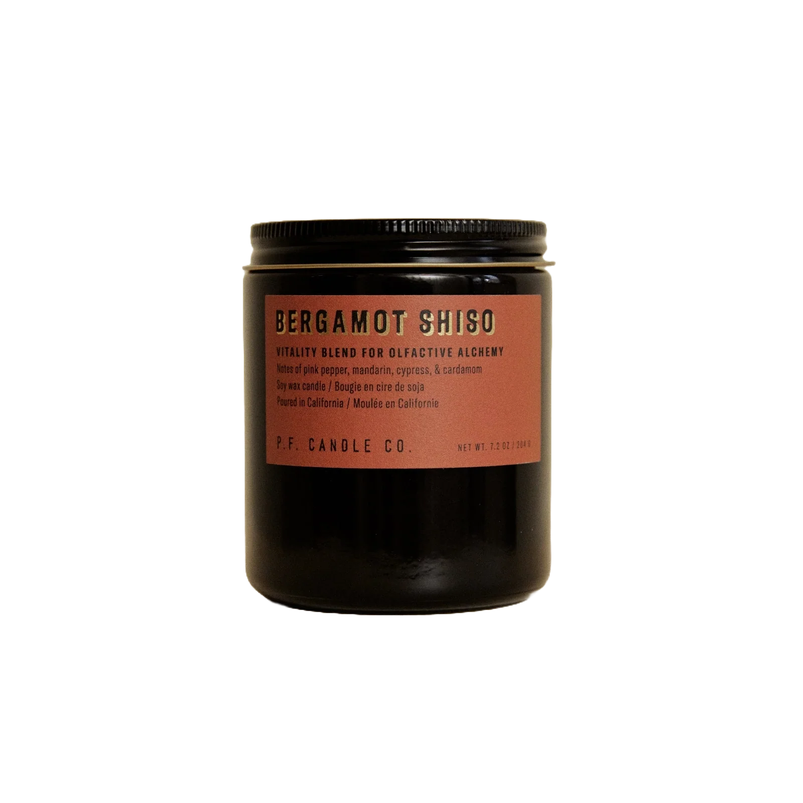 bergamot and shiso 7.2oz candle