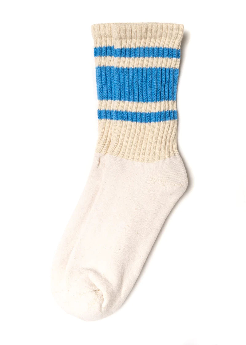 retro mono stripe socks