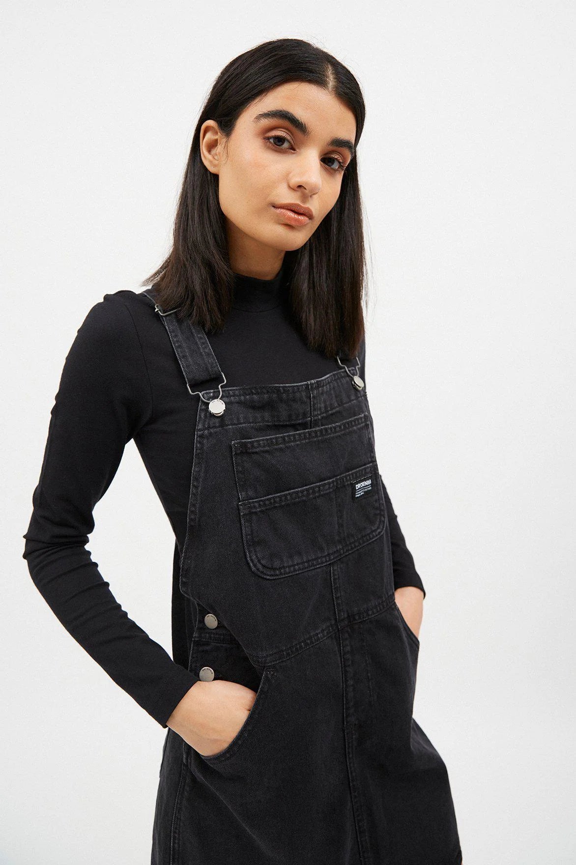 connie dungarees dress