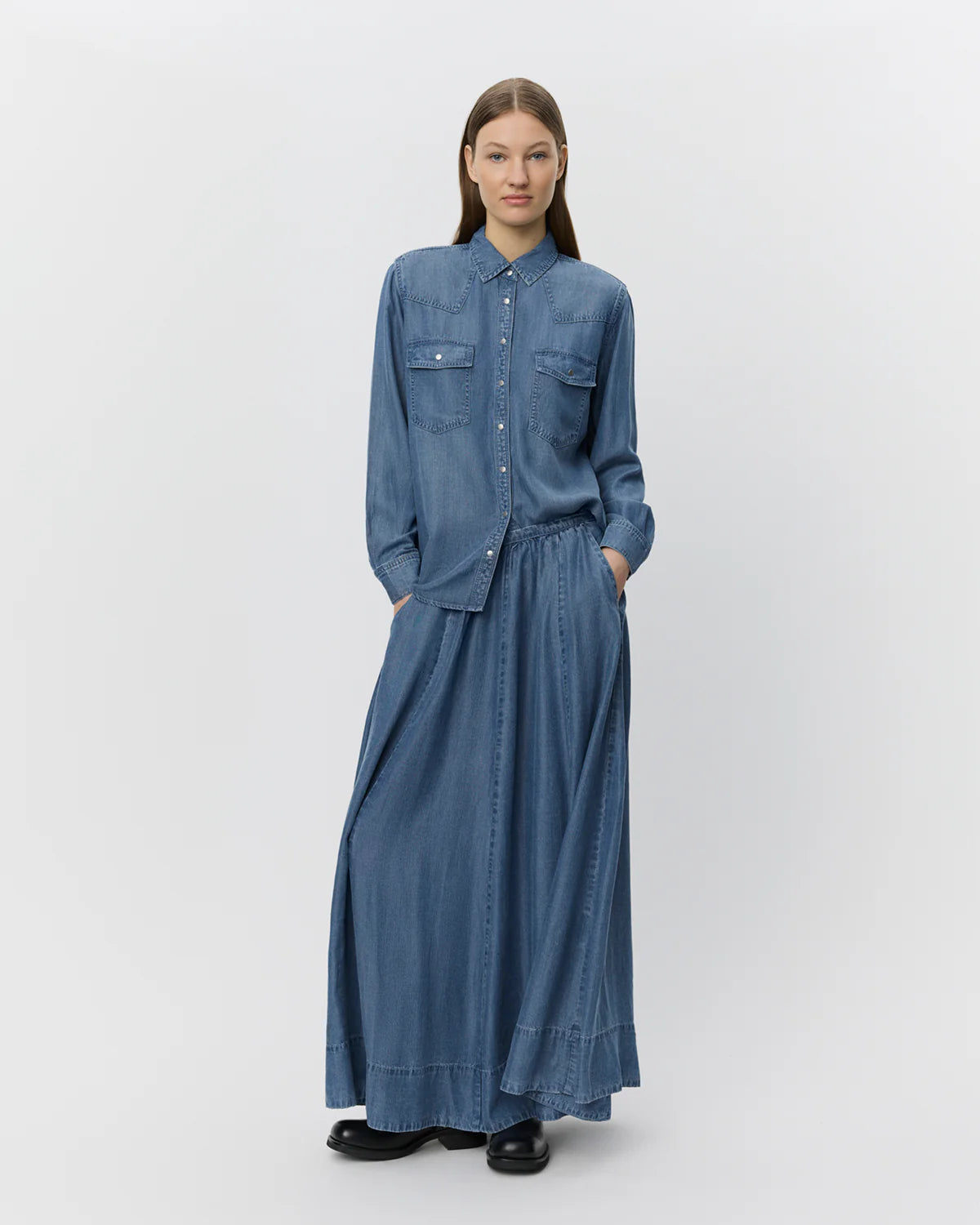 kattia denim skirt