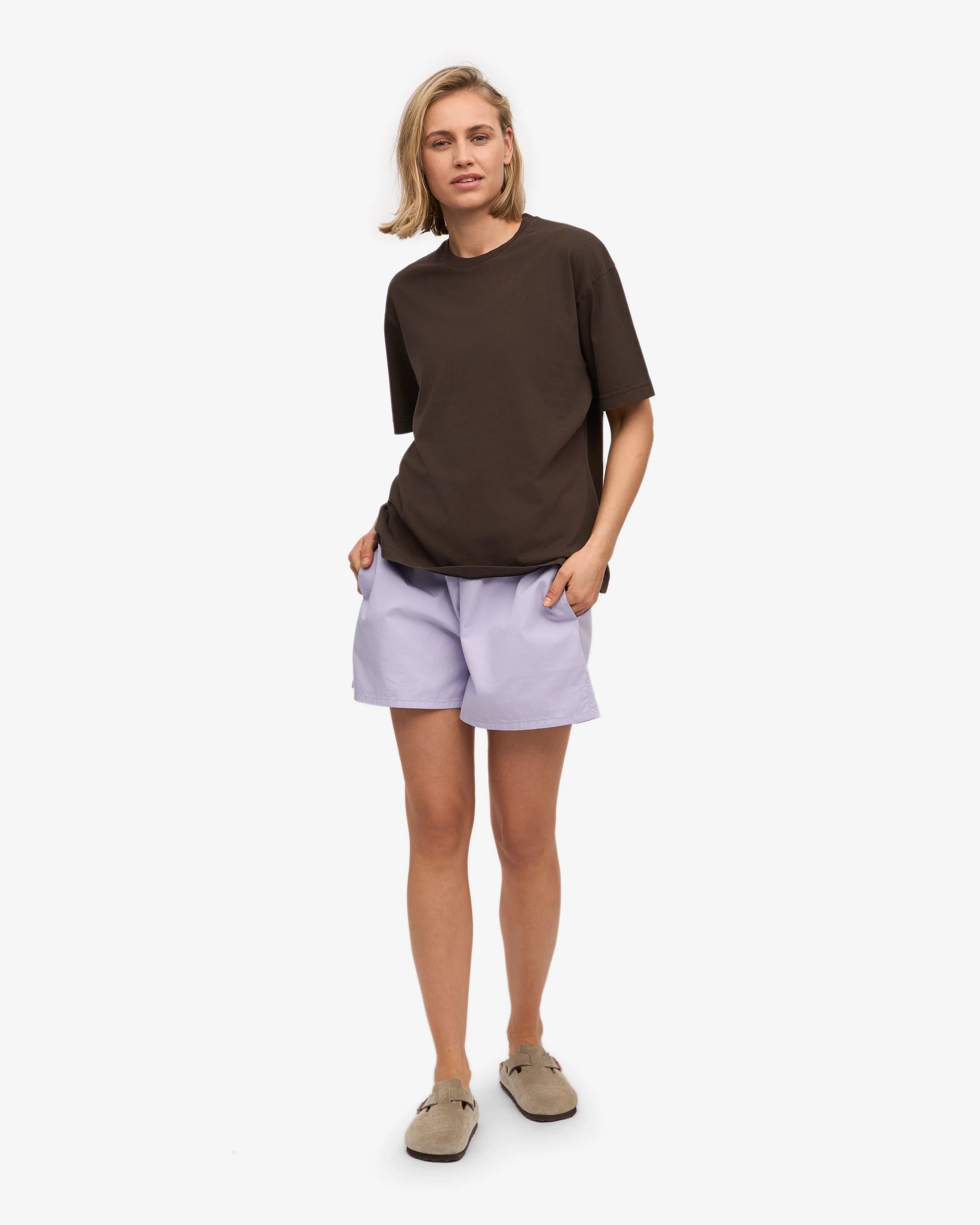 organic twill shorts