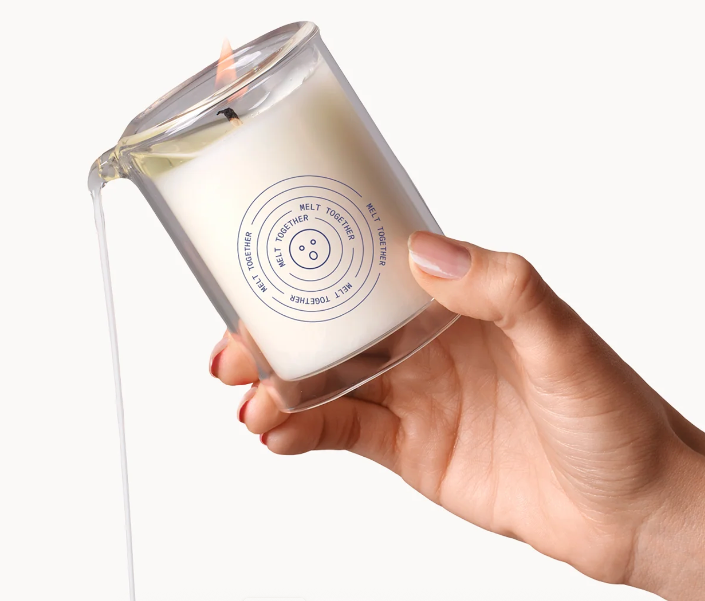 melt together massage oil candle