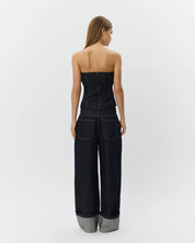 misha raw denim jeans