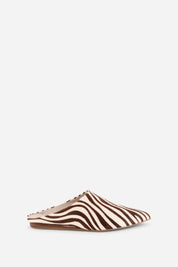 major cowhide flat mule