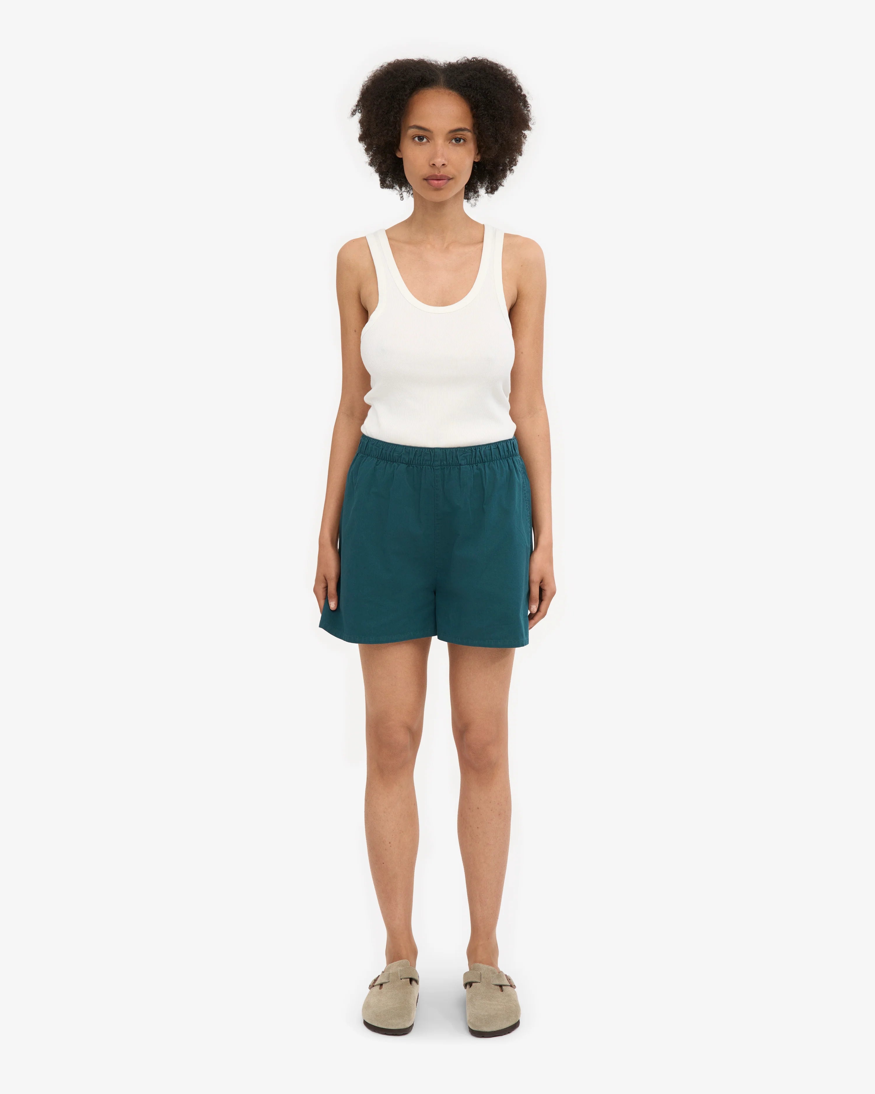 organic twill shorts