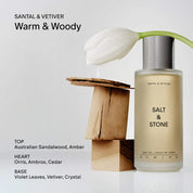 santal and vetiver body oil