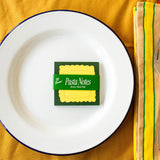 "pasta notes" sticky note pad