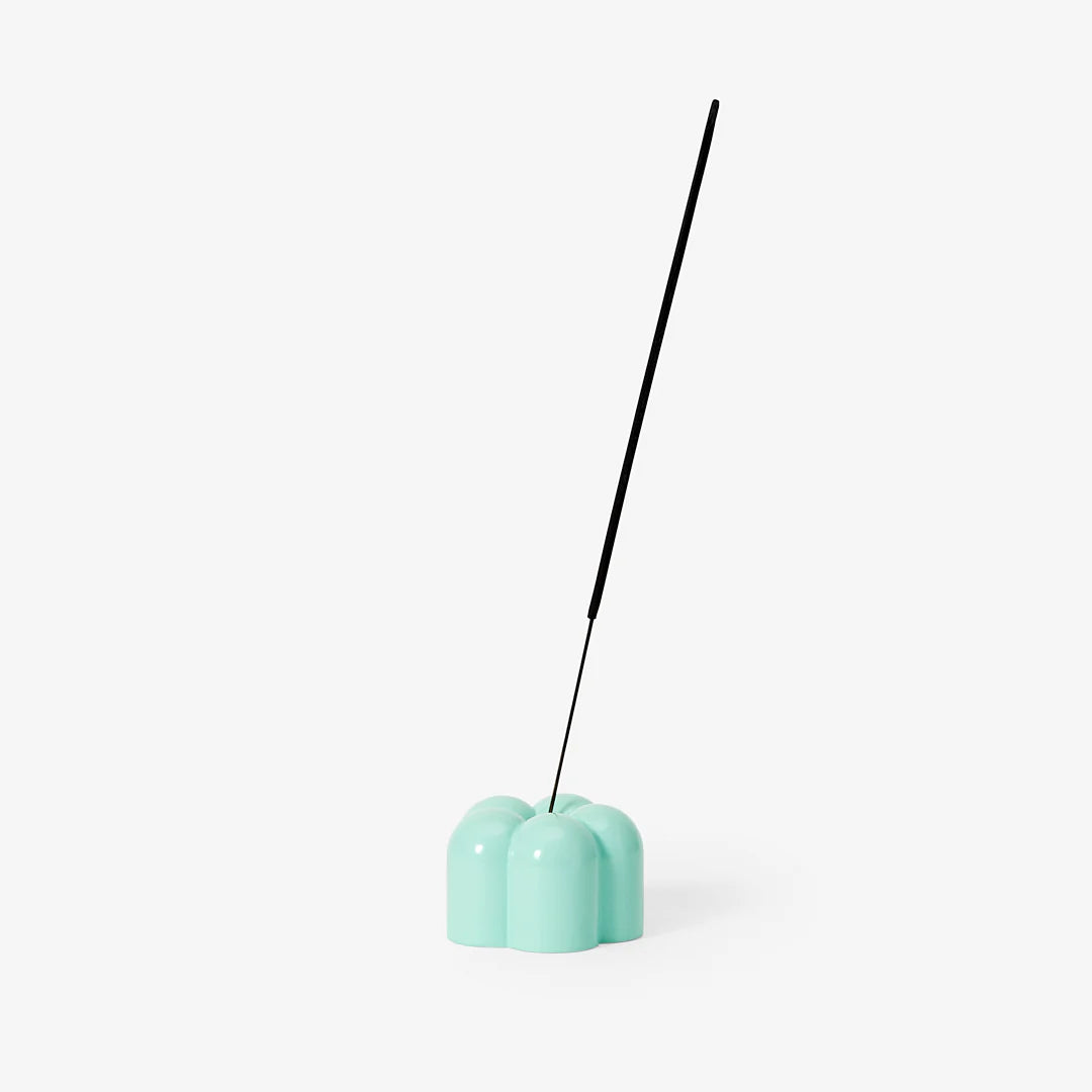 poppy candle and incense holder