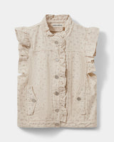 farah frill sleeve vest