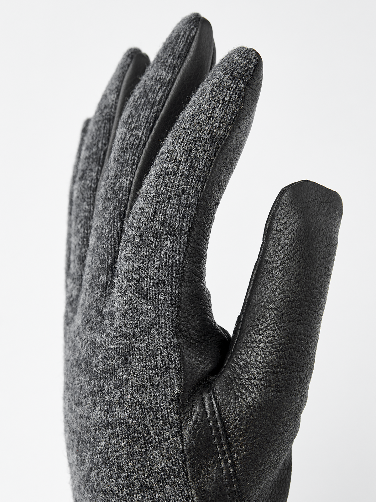 deerskin wool tricot glove