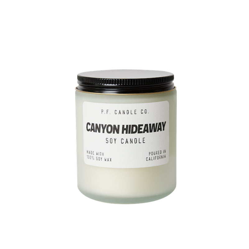 canyon hideaway 7.2 oz soy candle *limited edition soft focus