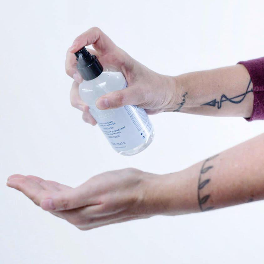 moisturizing hand sanitizer