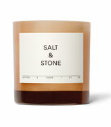 saffron and cedar candle