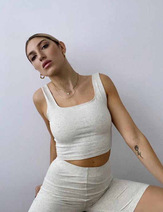 high waist bike short