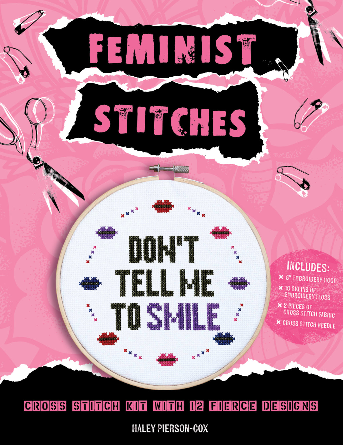 feminist stitches: cross stitch kit