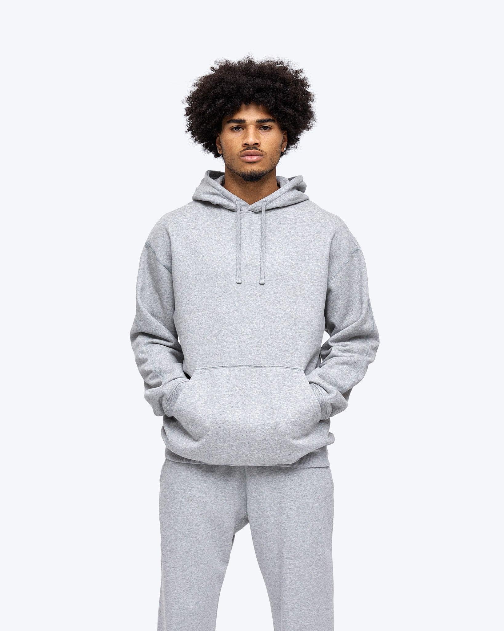 midweight terry relaxed hoodie