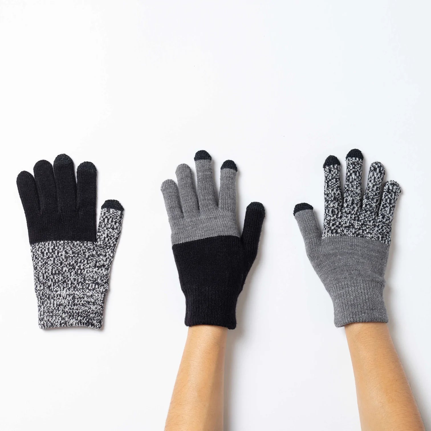 pair and spare touchscreen gloves