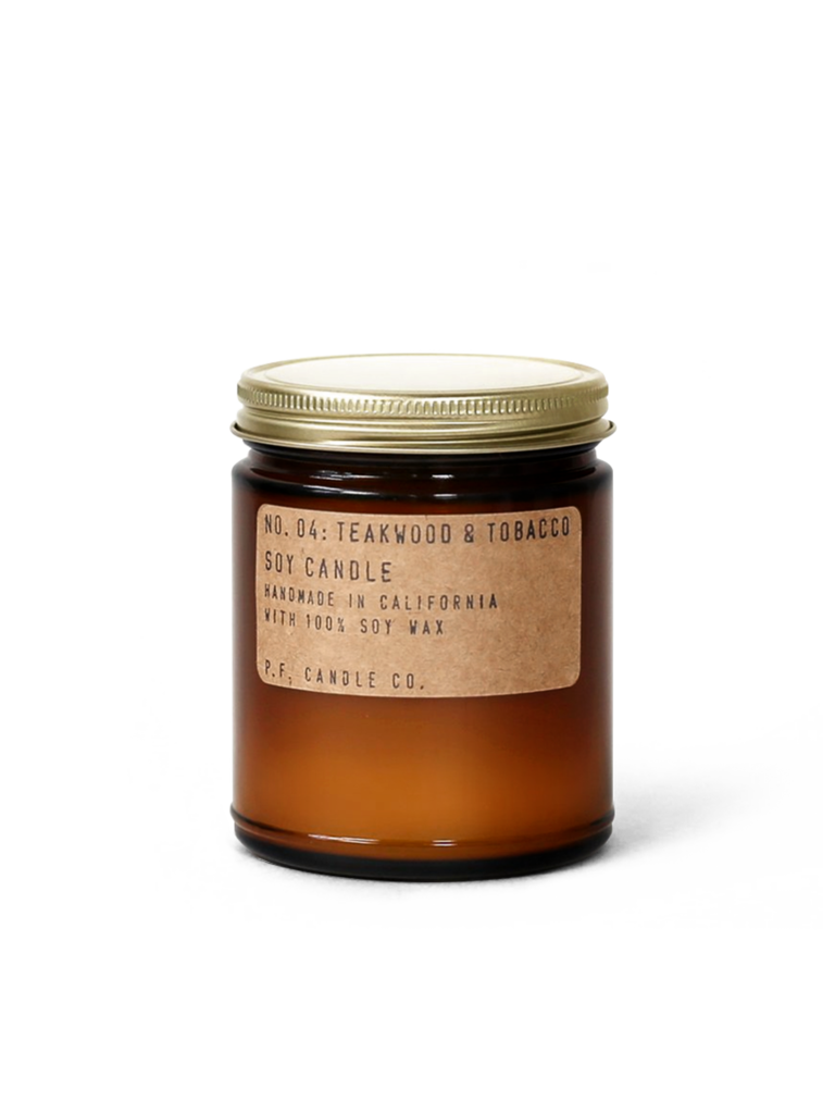 no. 4 teakwood and tobacco candle 7.2 oz