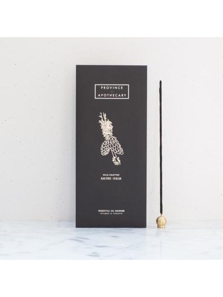 essential oil incense - black spruce + fir