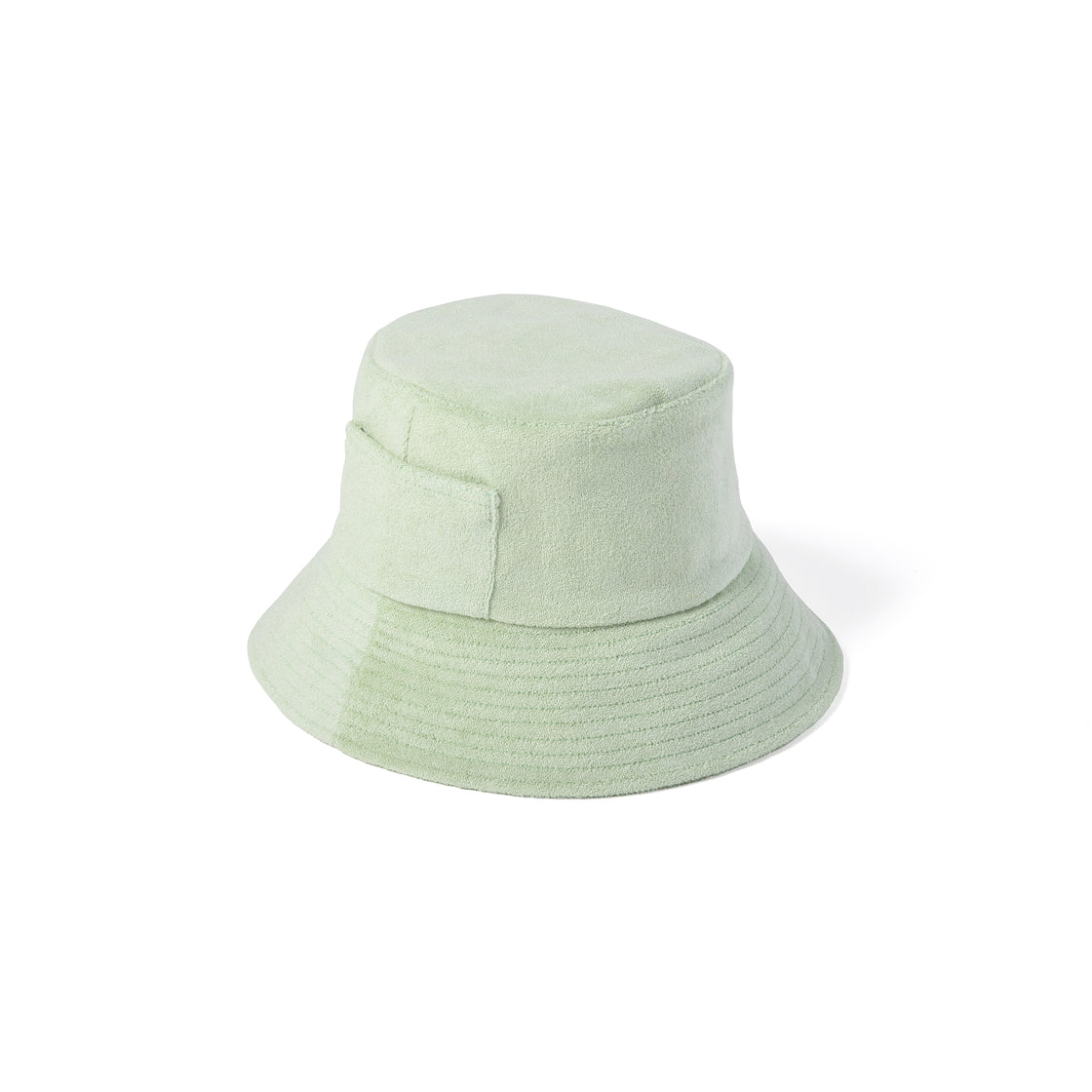wave bucket hat - terry mint